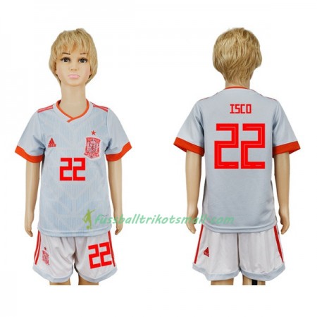 Fußballtrikots Spanien Isco 22 Kinder WM 2018 Auswärts-trikot kaufen